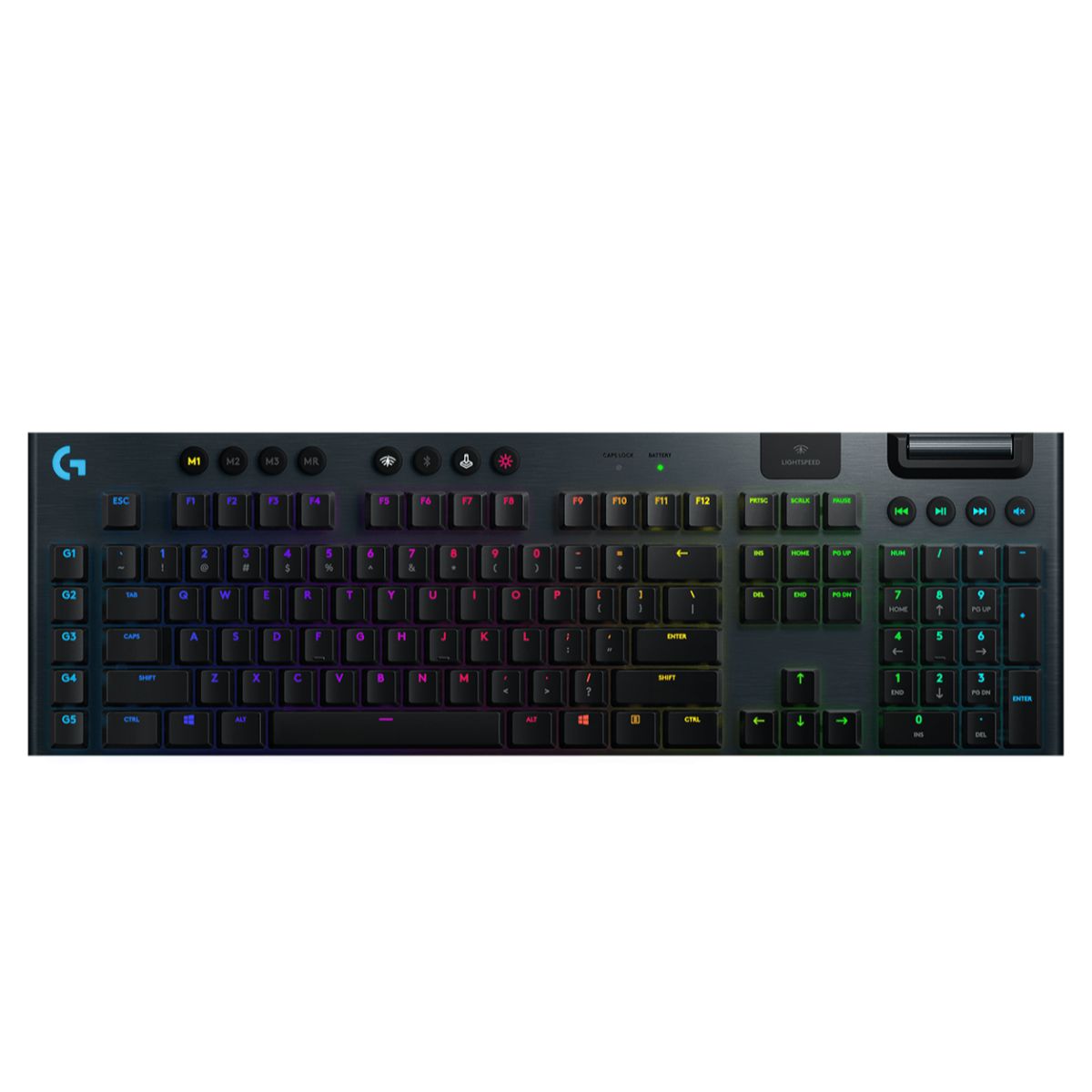 LogitechИгроваяклавиатурабеспроводнаяG913,(GLClicky),Английскаяраскладка,черный