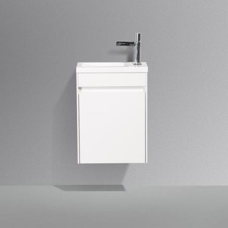 Тумба с раковиной belbagno pietra mini 40 l bianco lucido