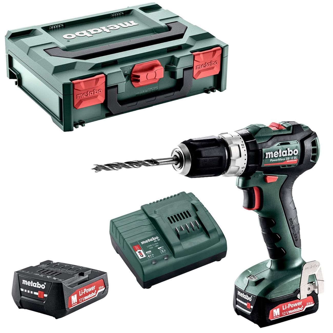 Дрель шуруповерт metabo powermaxx 12v. Metabo POWERMAXX SB 12 BL 601077500. Шуруповерт Metabo 14.4 2ah. POWERMAXX SB. Кейс для Metabo POWERMAXX.