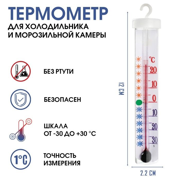 Термометр для холодильника айсберг