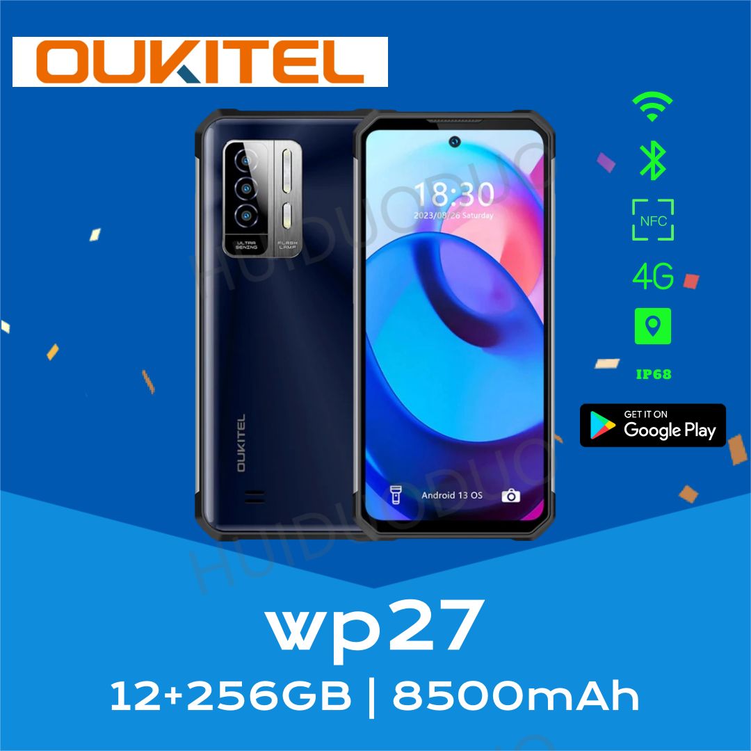 OukitelСмартфонOulitelWP27Global12/256ГБ,темно-синий