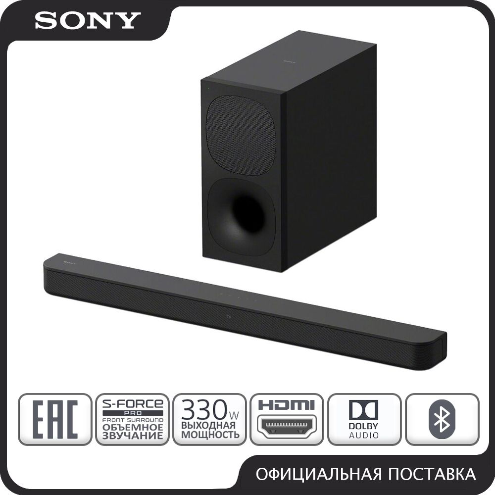 Саундбар Sony HT-S400, 2.1 канальный