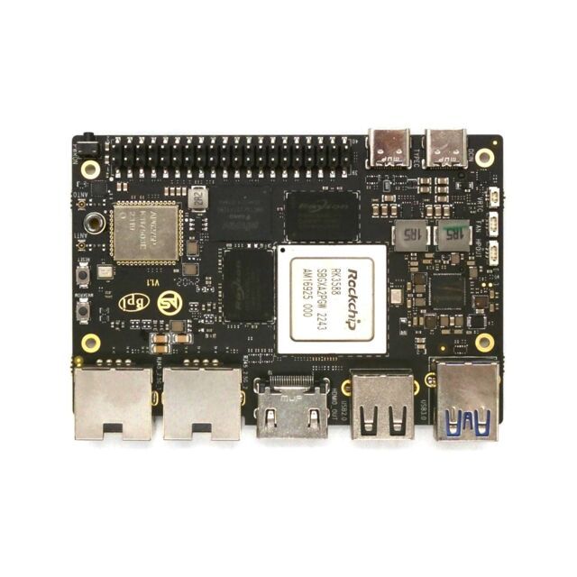 Одноплатный компьютер Banana Pi BPI-M7 Rockchip RK3588, 32ГБ,RAM 128ГБ eMMC