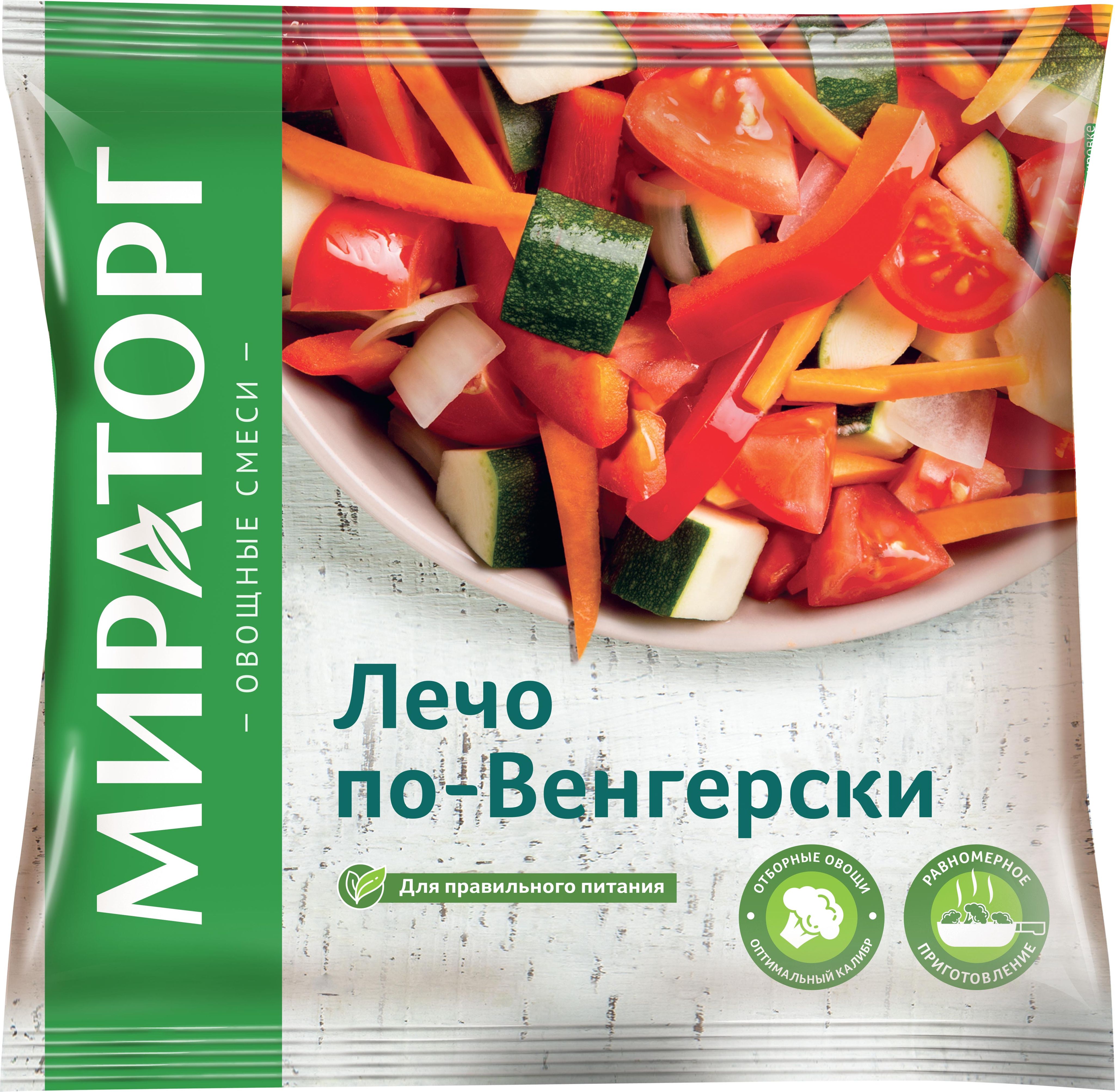 Лечо по-венгерски Мираторг, замороженное, 400 г