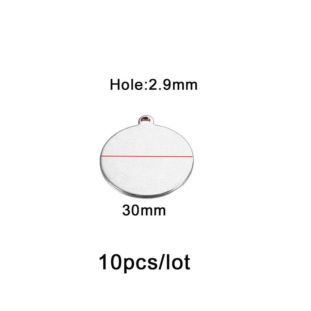 Подвескадляэтикетокизнержавеющейсталисгрубымтиснением,дляизготовленияювелирныхизделий,30мм