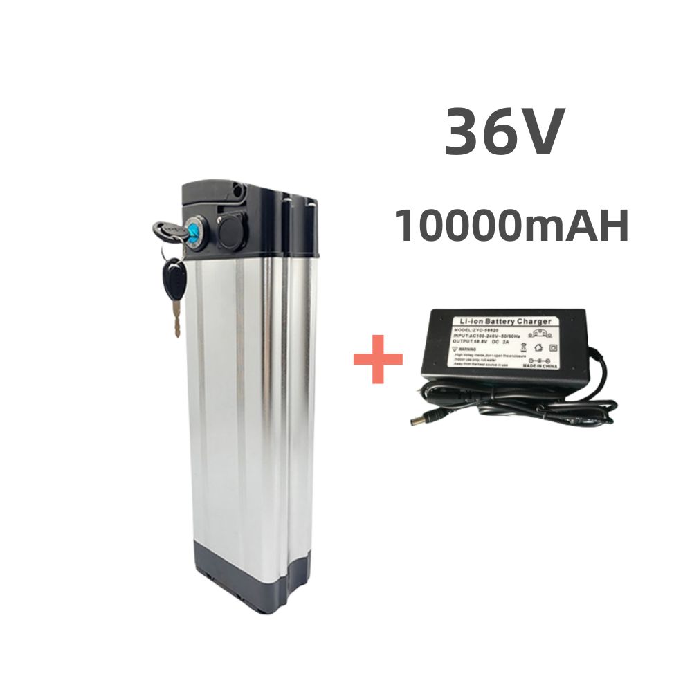 SilverFish36V10AH/15AH/20AHGW20ЛитиевыйаккумулятордляэлектрическоговелосипедаKS2618650+зарядноеустройство