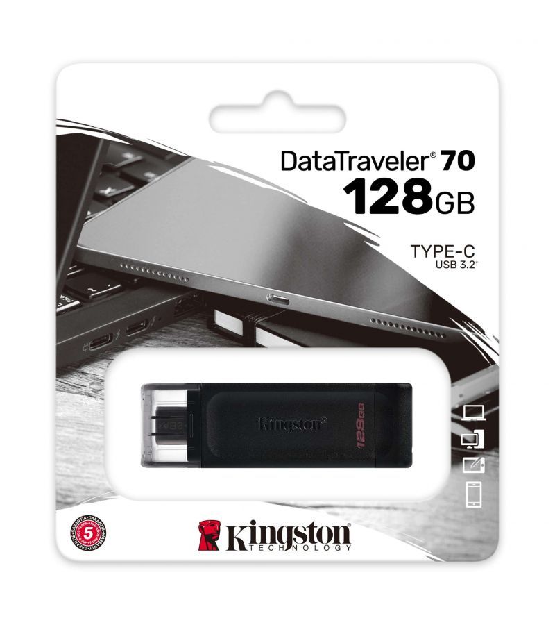 Флешка Kingston 128Gb DataTraveler 70 (DT70/128GB) USB 3.2