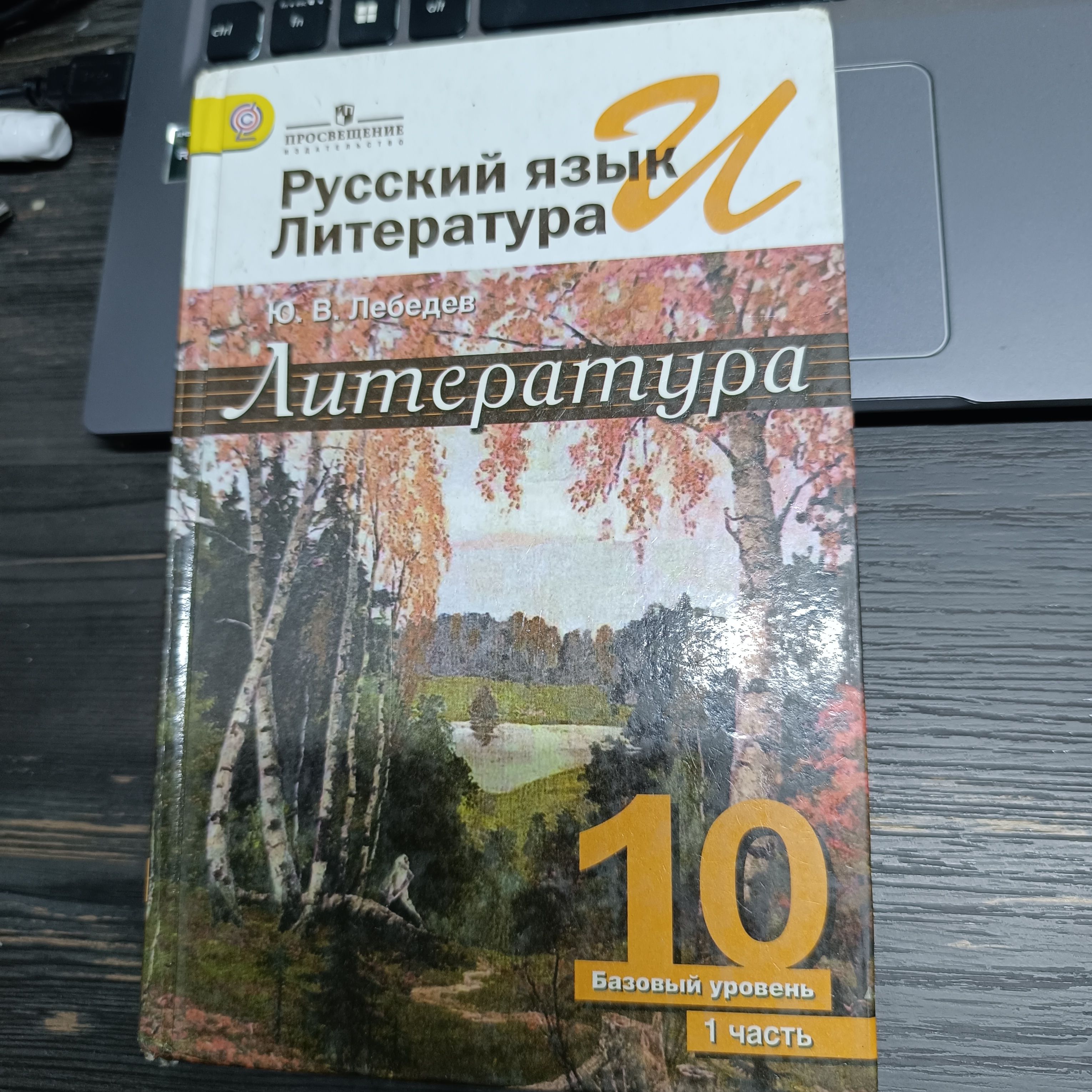 литература 10 класс 1 часть Лебедев с 2014-2018 год