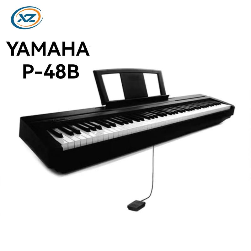 Yamaha P-48B Цифровое пианино / синтезатор yamaha P 48B, P-48 обновленная версия, черное-xf