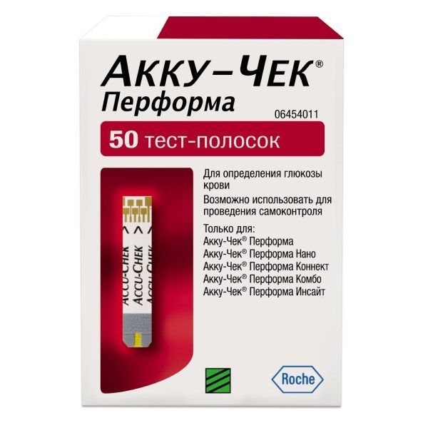 Тест-полоски Accu-Chek Performa, 50 шт.