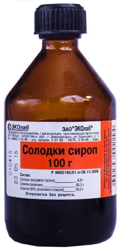 Солодки сироп (Эколаб), 100 г