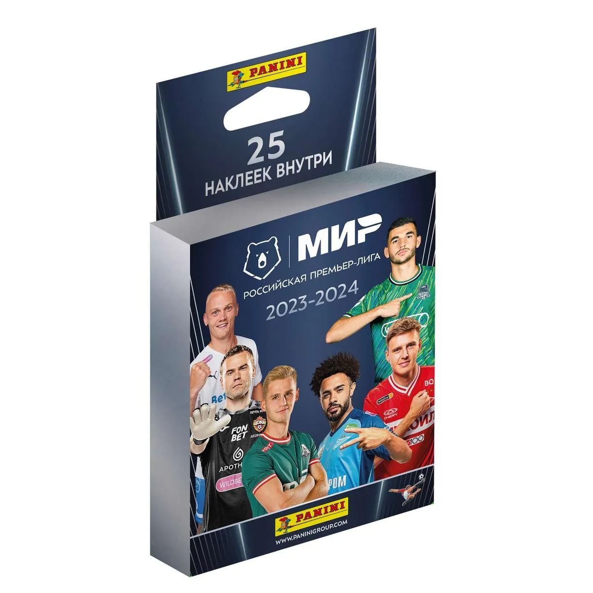 Блистер наклеек РПЛ 2023-2024 от Panini (25 наклеек)