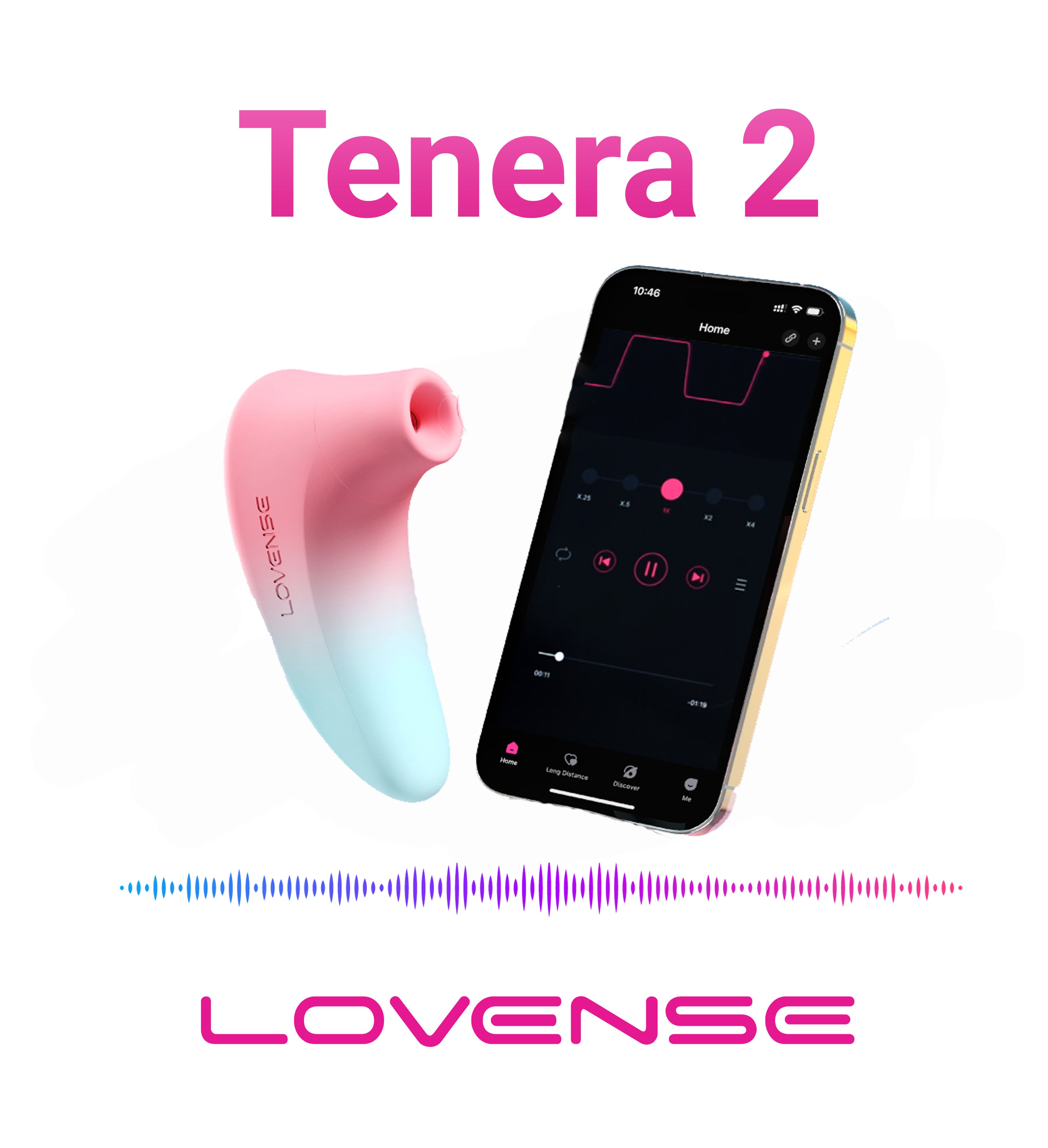 LovenseTenera2-вакуумныйвибратордляклиторасуправлениемсмартфоном