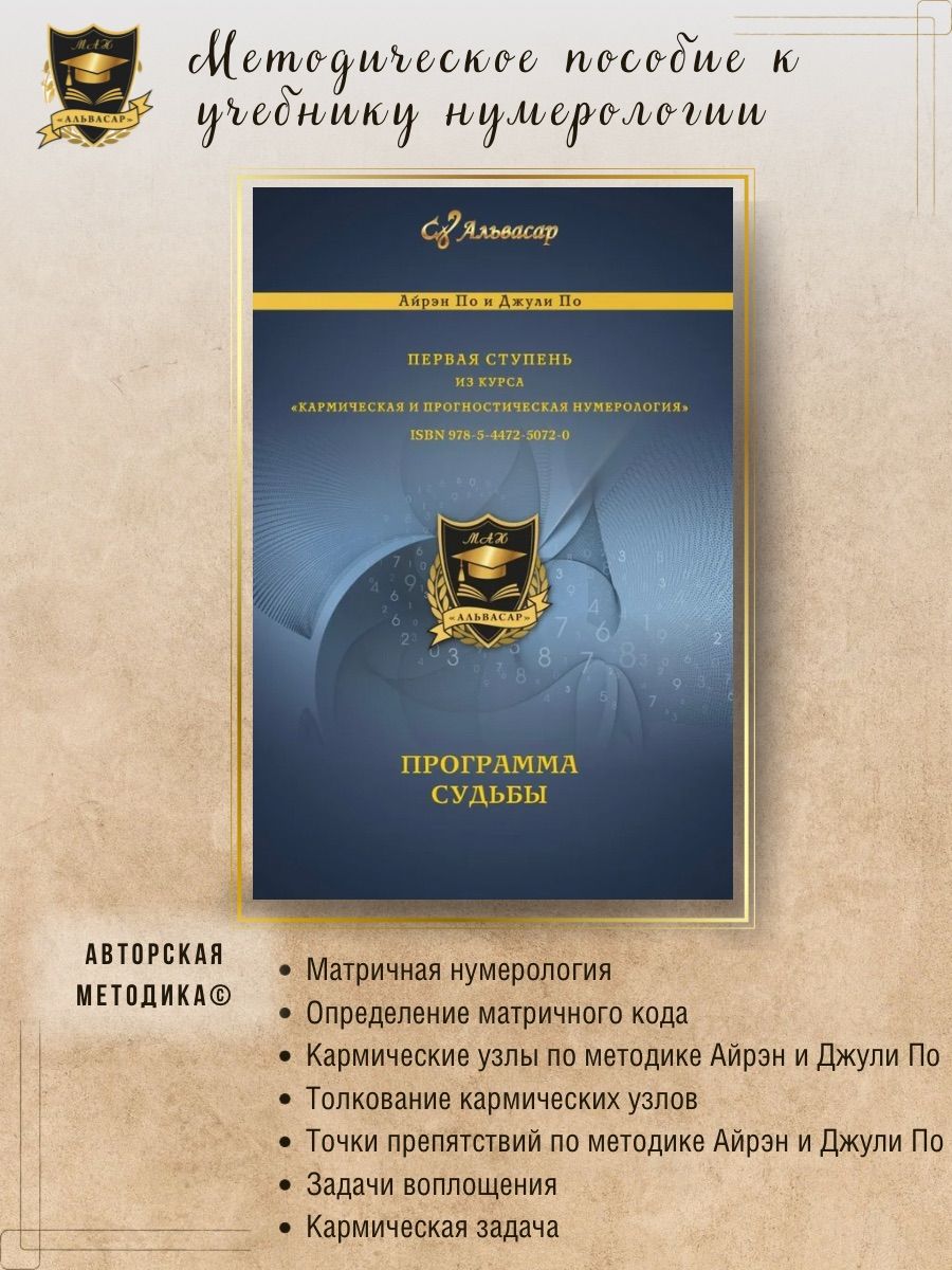 Методическое пособие к семинару "Программа судьбы" | Айрэн По, По Джули