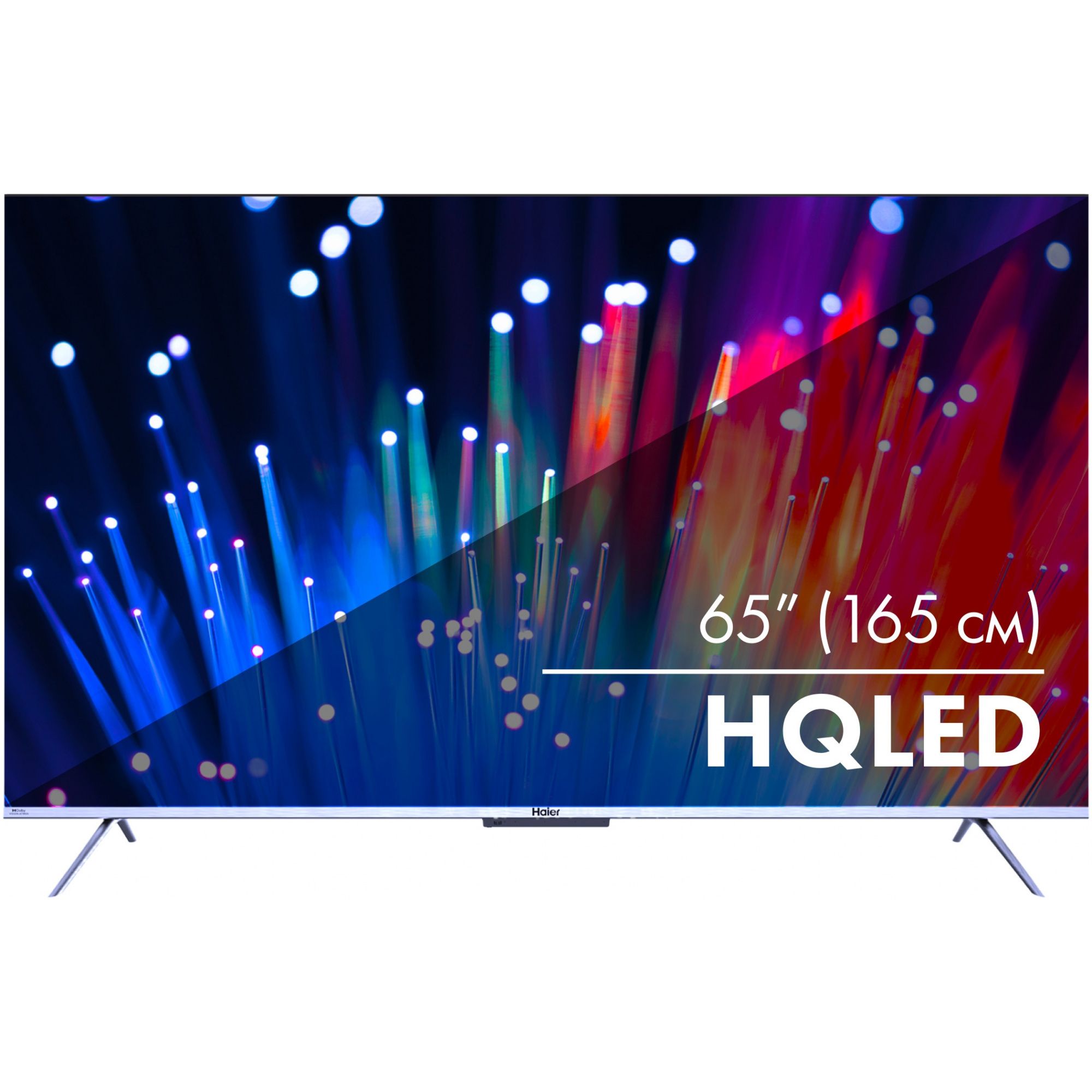 HaierТелевизорDH1VW6D03RU65"4KUHD,серебристый