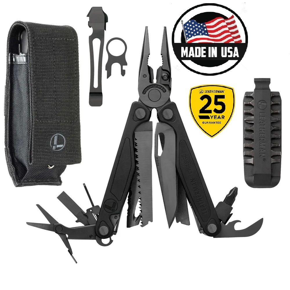 Мультитул LEATHERMAN CHARGE PLUS BLACK