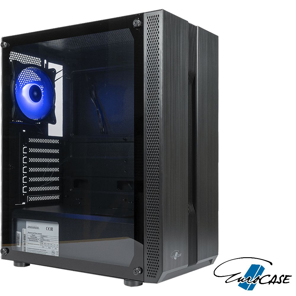 Игровой корпус для ПК Eurocase A31 ARGB, закаленное стекло, ATX, Micro-ATX, Mini-ITX, 2xUSB2.0, 1xUSB3.0