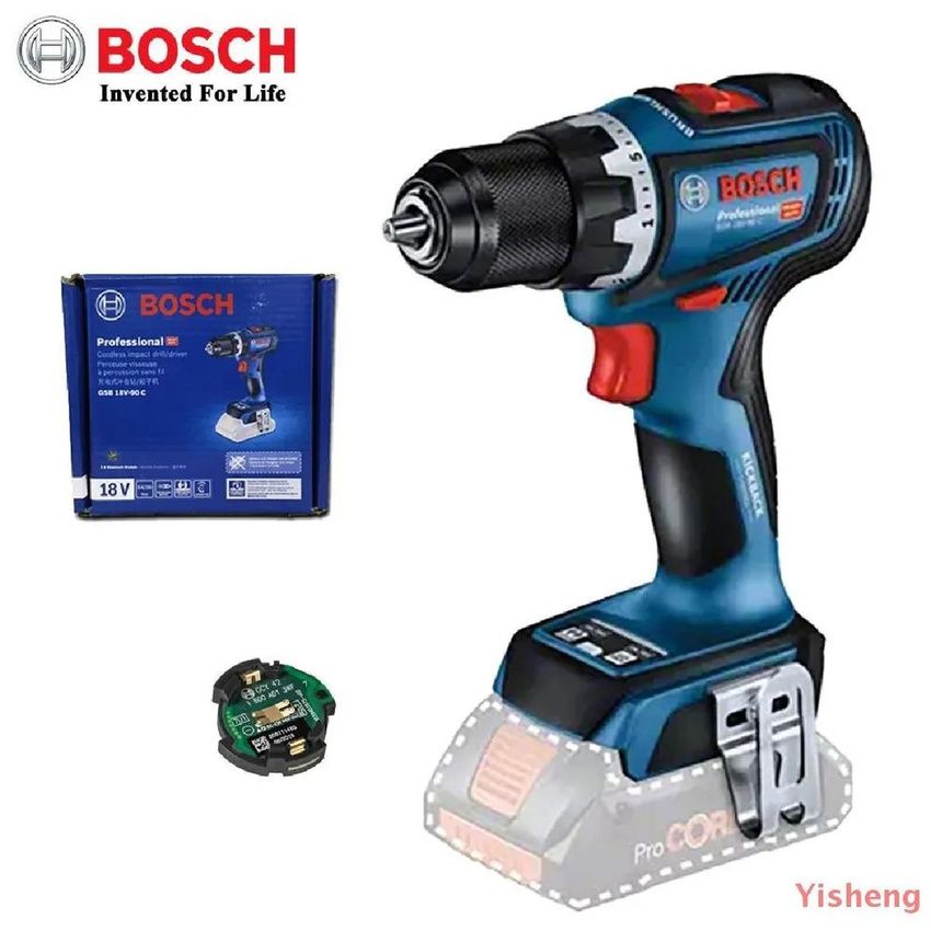 BoschToolsGSR18V-90C,бесщеточныйдвигатель,Bluetooth,64Нм,0аккумуляторовEisen