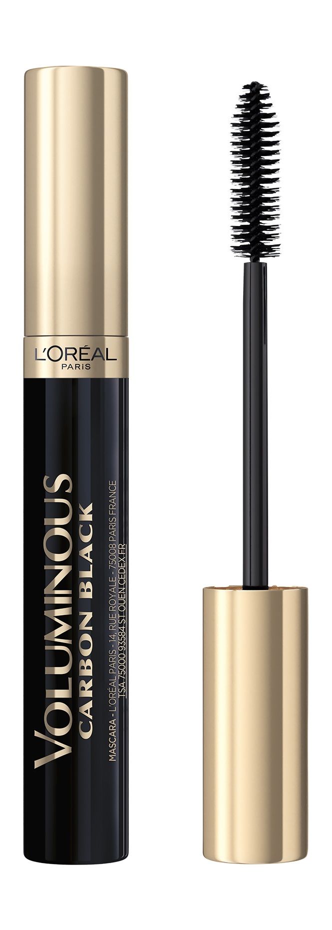 L'OREAL PARIS Тушь для объема ресниц Voluminous Carbone Black, 7,5 мл, черная