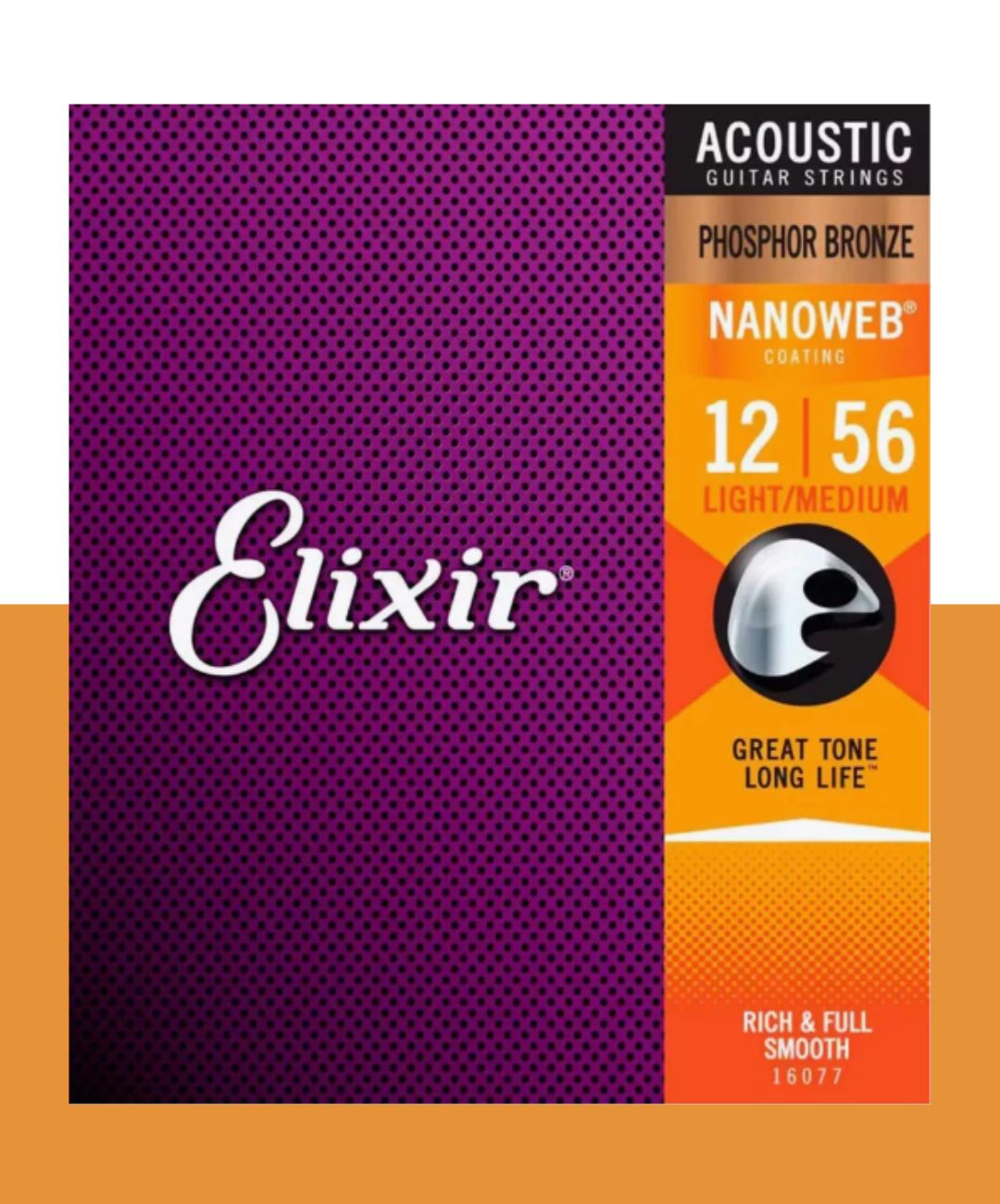 Струны для акустической гитары Elixir 16077 (12-56)