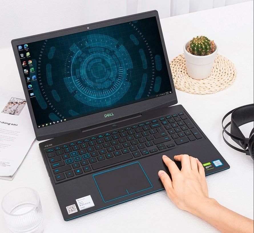 DellG3-3590Игровойноутбук15.6",IntelCorei5-9300H,RAM16ГБ,SSD512ГБ,NVIDIAGeForceGTX1650(4Гб),WindowsPro,черный,Русскаяраскладка