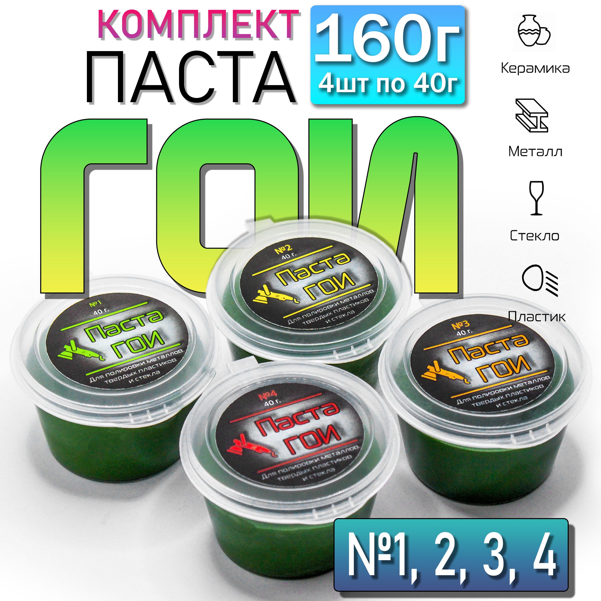 НаборПастаГОИNo1,2,3,4-160г