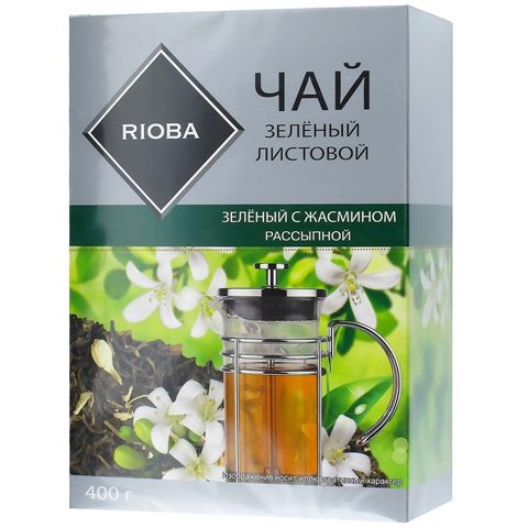 RIOBA Чай зеленый c жасмином, 400г