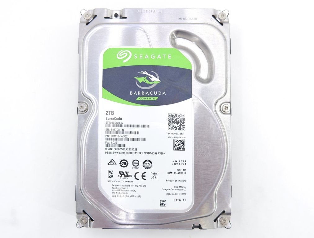 Seagate2ТБВнутреннийжесткийдискBarracuda(ST2000DM006)