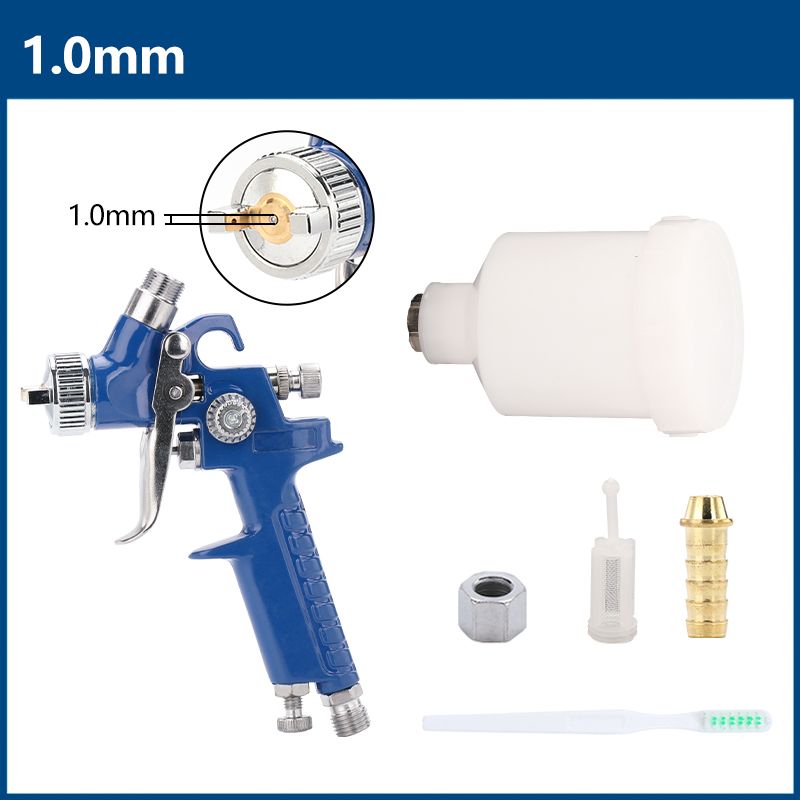 Краскопульт пневматический, сопла 1.0, верхний бачок 1.25л,1шт