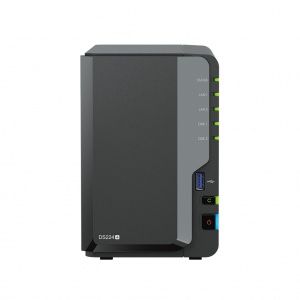 SynologyDS224+Сетевоехранилище2x2.5"/3.5"SATA,IntelCeleronJ4125-2.0GHz,2GbDDR4,2x1Гбит/с,2xUSB