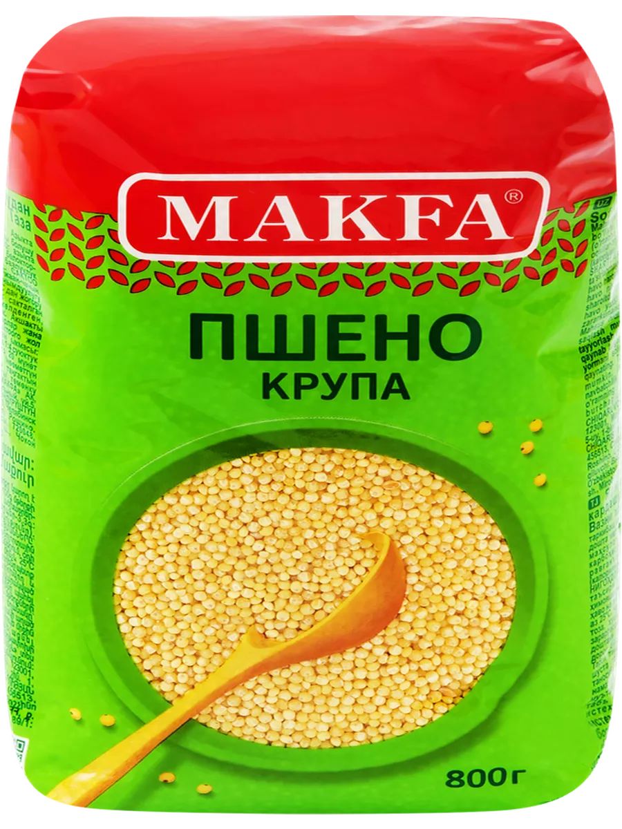 Пшено MAKFA шлифованное высший сорт, 800г