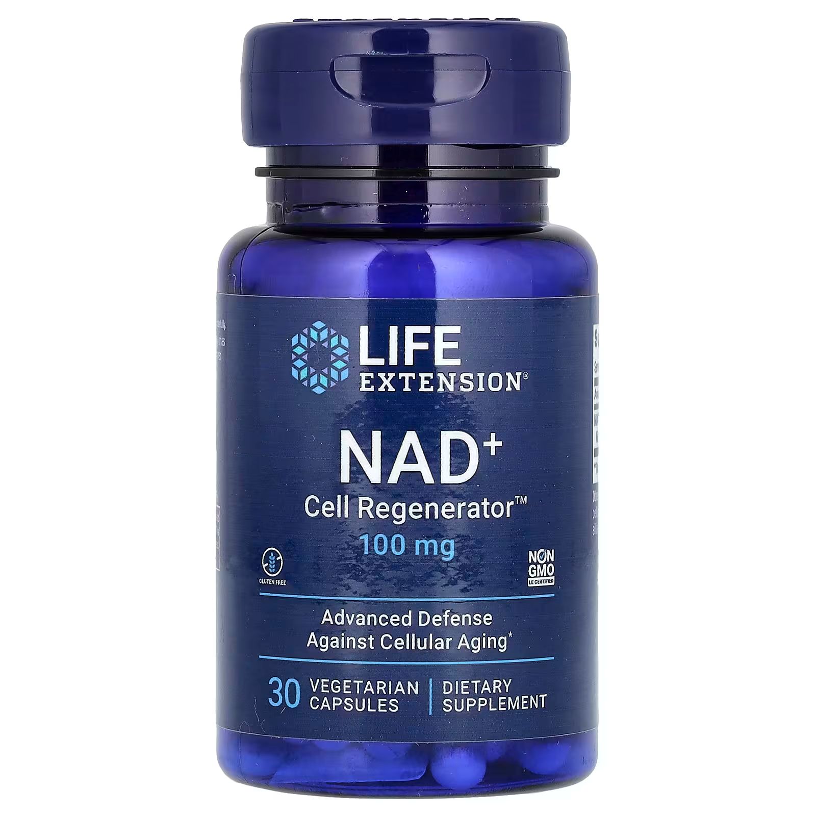 Life Extension, NAD+, 30 капсул