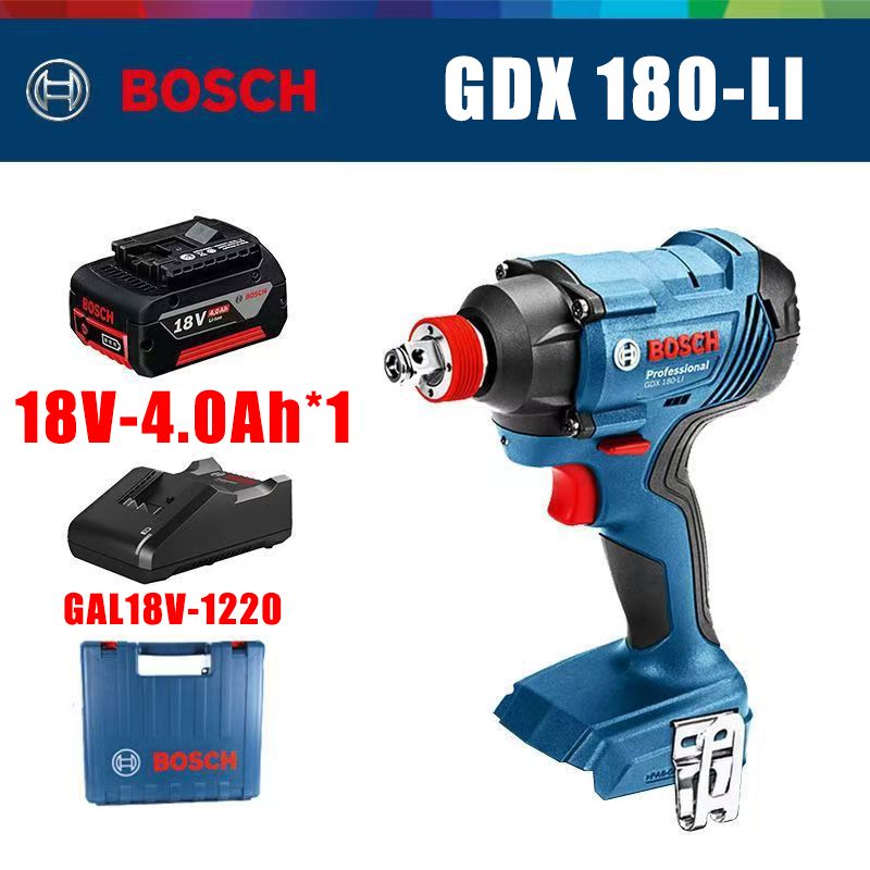 BoschGDX180-LI,1x4,0Ачаккумуляторизарядноеустройство,оригинальныйнаборинструментовBOSCH