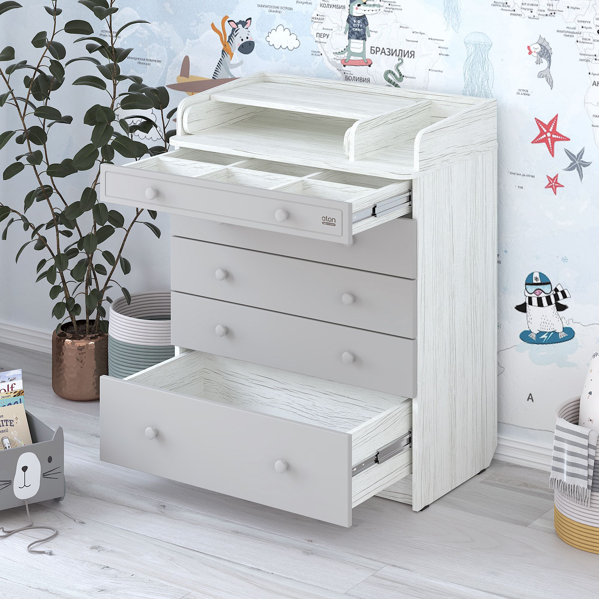 Aton baby furniture пеленальный комод