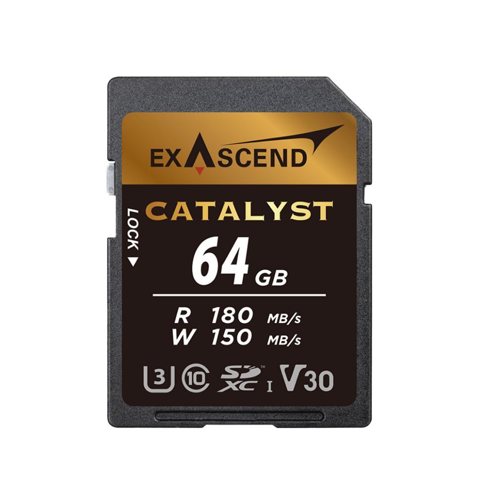 Карта памяти Exascend Catalyst UHS-I SD V30 64GB