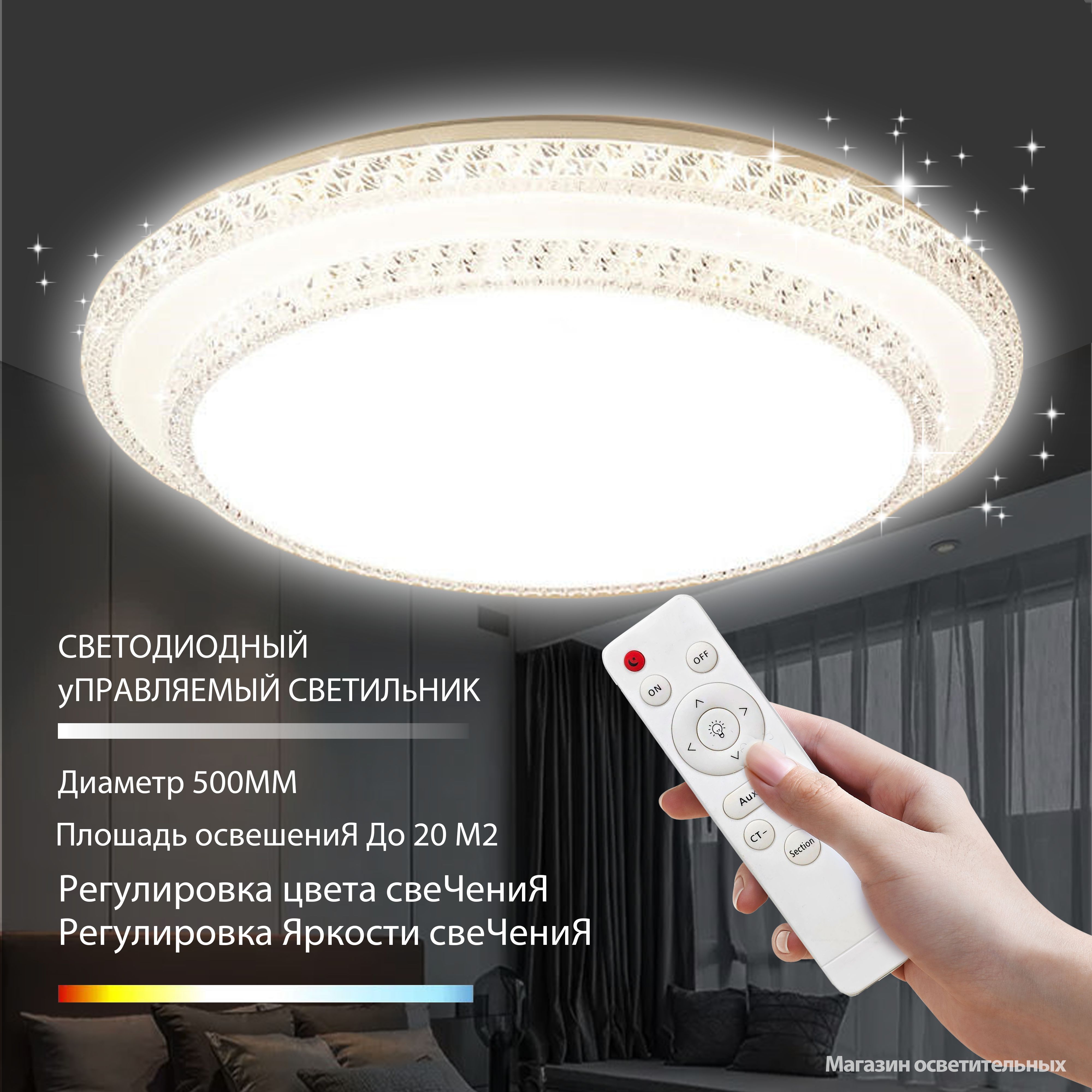 Настенно-потолочныйсветильник,LED,80Вт