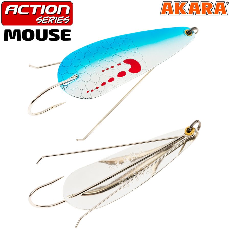 Блесна колеб. незац. Akara Action Series Weedless Mouse 50 8гр. 2/7oz. AB21