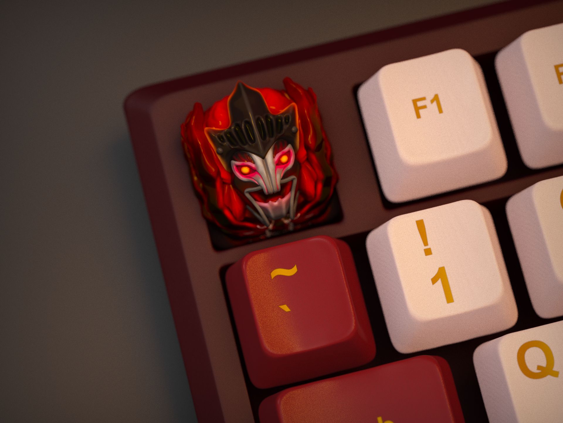 Игровой кейкап Спектра, Spectre (Dota 2, Keycap), серый, неокрашенный