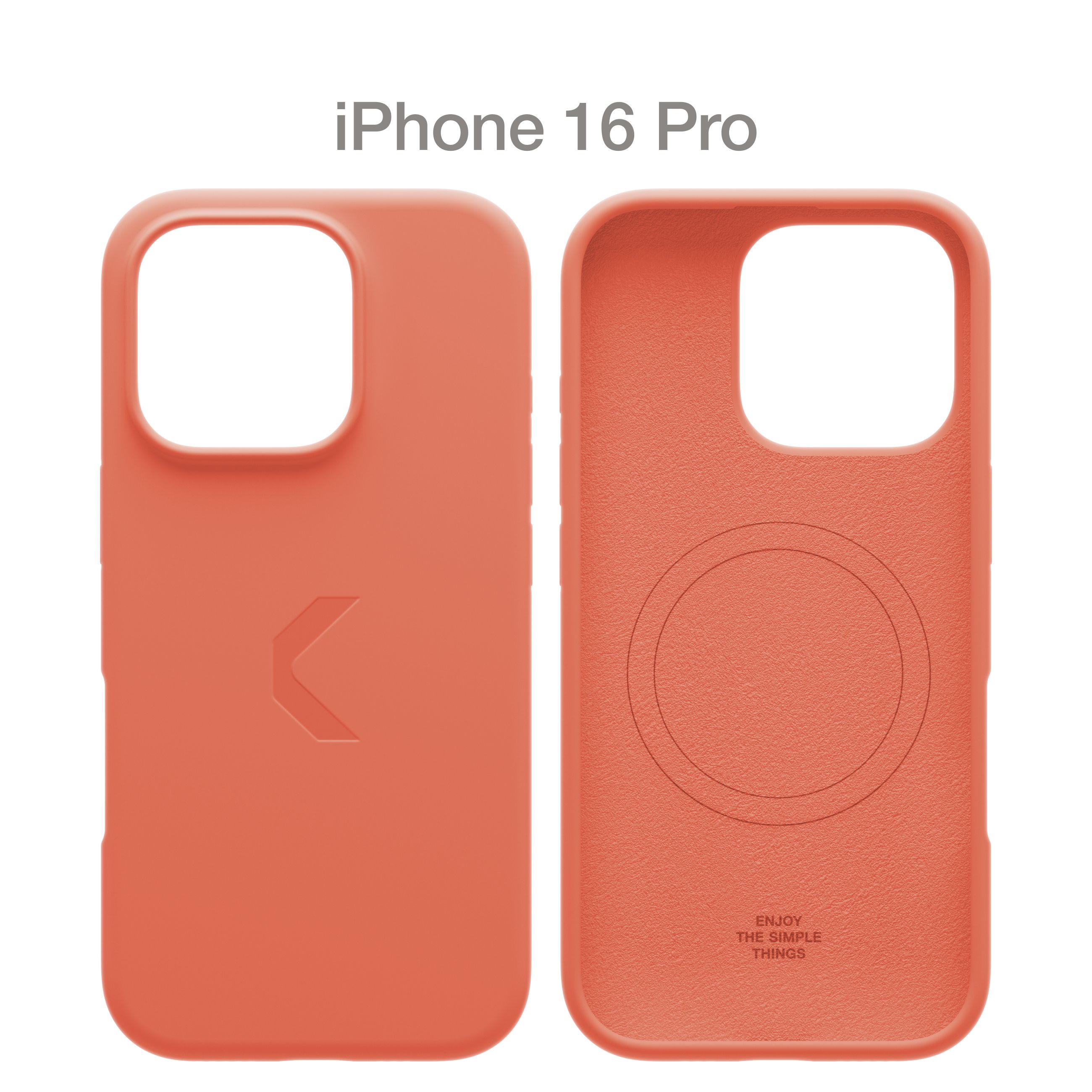 СиликоновыйчехолCOMMOShieldCaseдляAppleiPhone16Proсподдержкойбеспроводнойзарядки,Terracotta