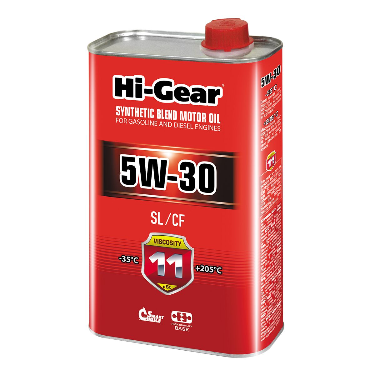 Hi-Gearжидкостьhi-gear5W-30Масломоторное,Полусинтетическое,1л