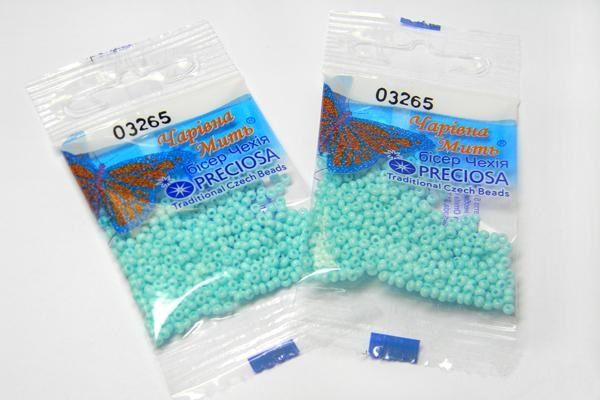 Бисер Preciosa 5 гр., 2 шт., (03265)