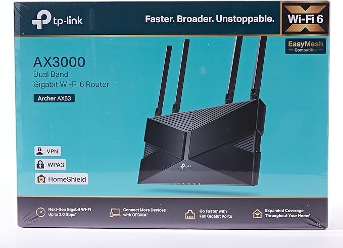 TP-Link Комплект с модемом/роутером ‎Archer AX53 (Весь мир)