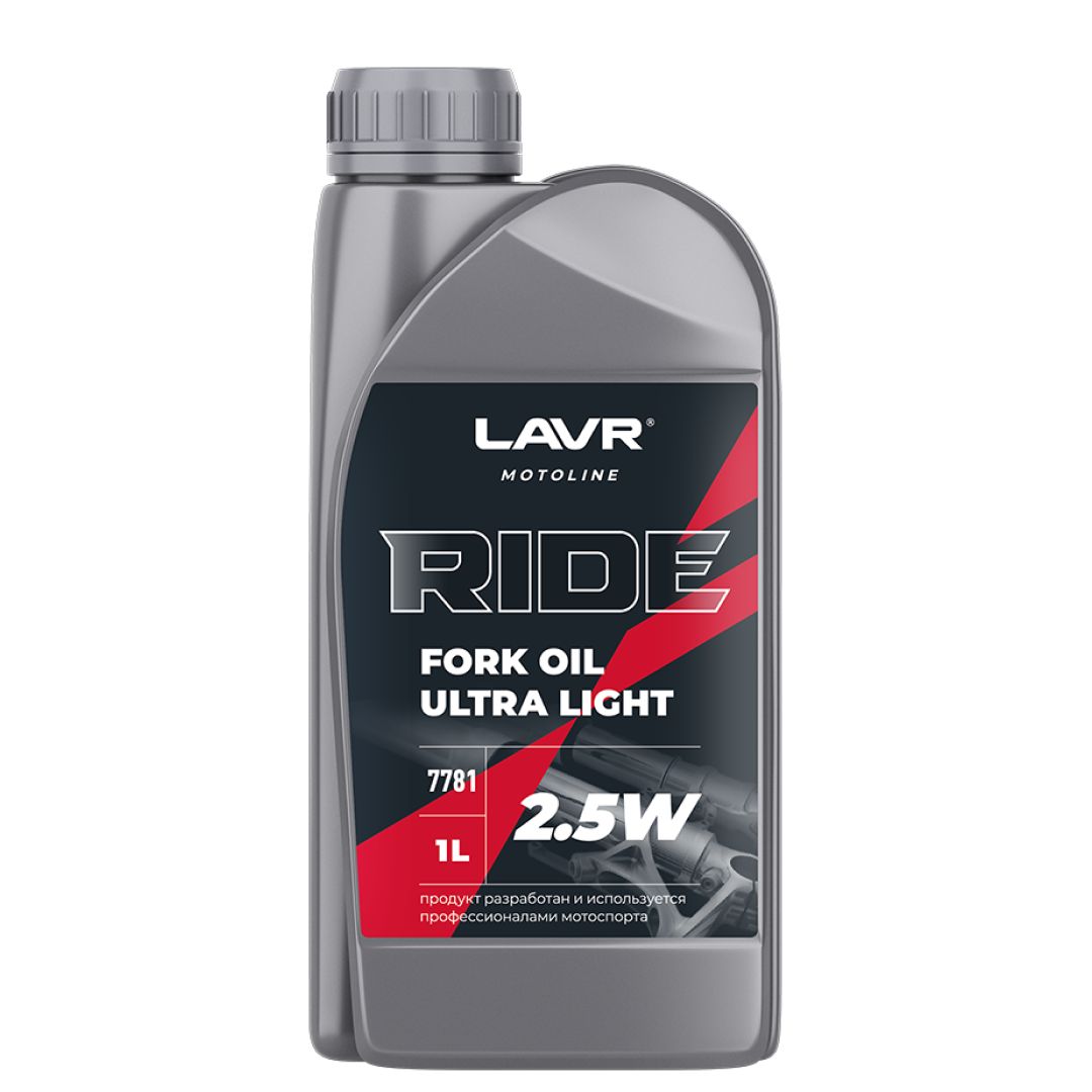 LAVR 7781 МОТО Вилочное масло RIDE Fork Oil 2,5W П/С 1л