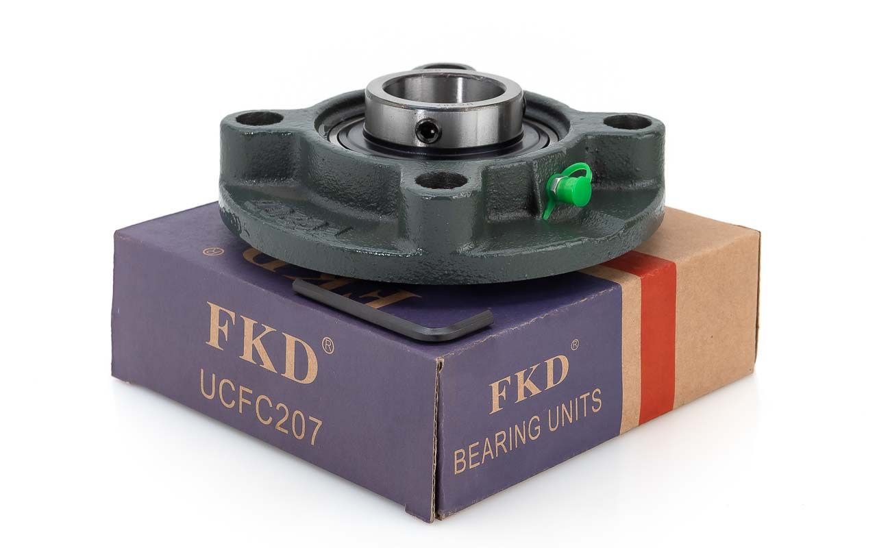 FKD bearings Узел подшипниковый, диаметр 35 мм, 1 шт., арт. UCFC 207 FKD