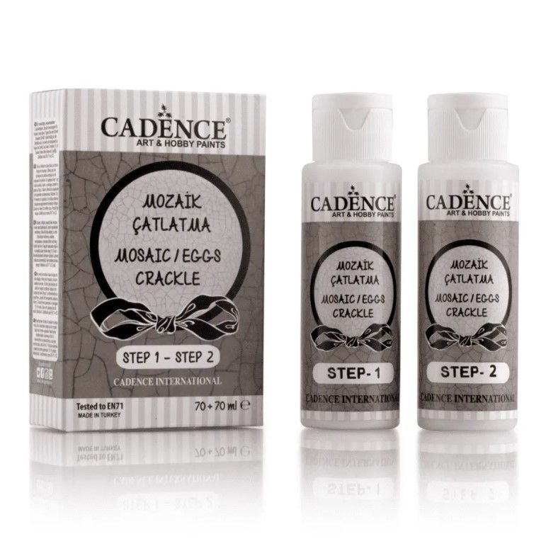 Набор лаков для двухшагового кракелюра Cadence Mosaic/Eggs Crackle, 70+70 ml