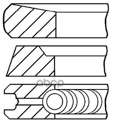 Кольца Dm.89.00 Std 2.0-2.0-3.0 1 Пор. Goetze арт. 0843610000