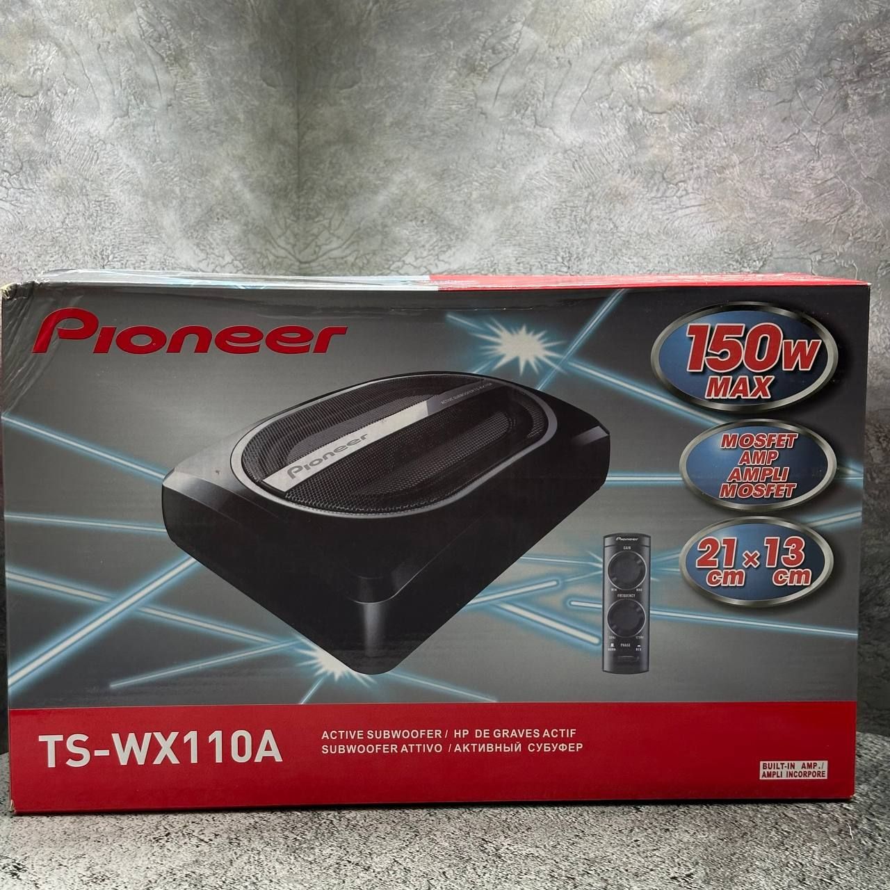 Активный сабвуфер под сиденье Pioneer TS-WX110A, 150Вт