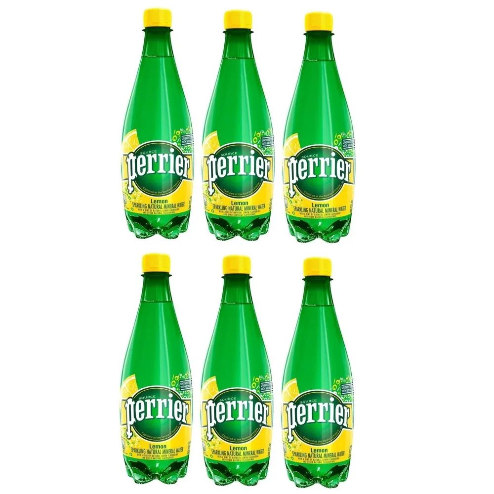 Perrier Вода Минеральная Газированная 500мл. 6шт