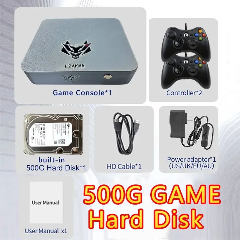 Двухсистемнаяигроваяконсоль2ТБGameBox99999+GAMEДляPS2PS3WIISS