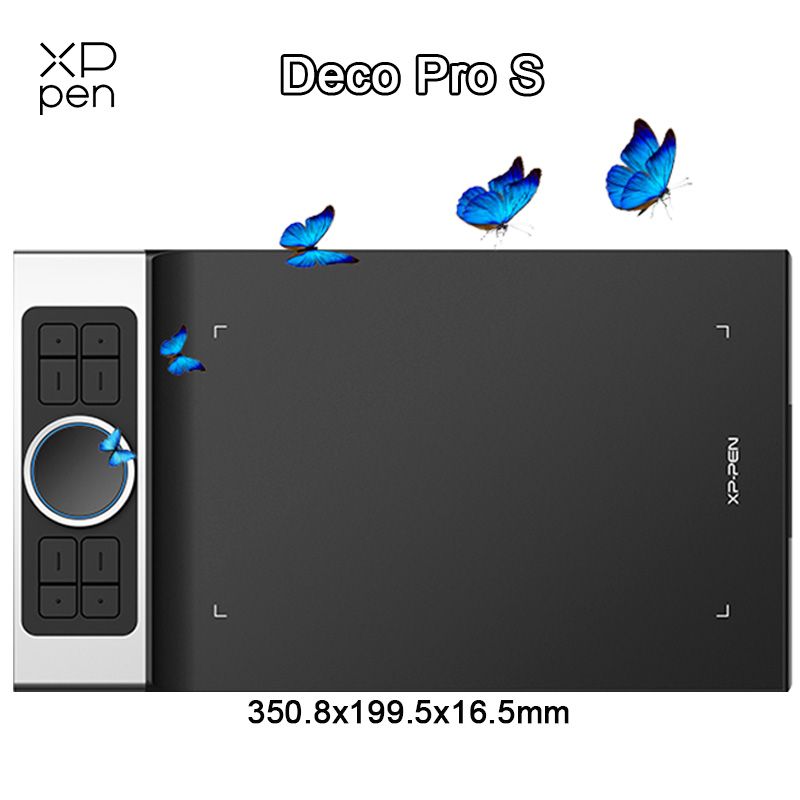 XP-Pen Графический планшет Deco Pro S., черный